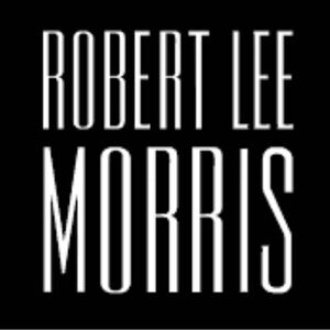Robert Lee Morris Logo — White on Black